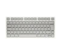 CHERRY KW 7100 Mini - Clavier - pour MAC - 75% - compact - sans fil - Bluetooth 5.1 - QWERTZ - Allemand - commutateur : CHERRY SX - blanc clair de lune - emballage sans plastique