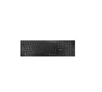 CHERRY KW 9100 SLIM Clavier RF sans fil + Bluetooth, QWERTY Espagnol, Cherry SX, 108 Touches, Batterie 650mAh, Noir, Portée 10m