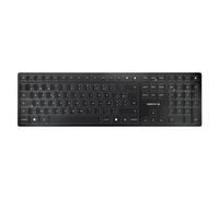 CHERRY KW 9100 SLIM - Clavier - sans fil - 2.4 GHz, Bluetooth 4.0 - Belge - commutateur : CHERRY SX - noir, argent