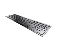 CHERRY KW 9100 SLIM - Clavier - sans fil - 2.4 GHz, Bluetooth 4.0 - Français - commutateur : CHERRY SX - noir, argent