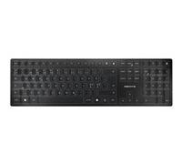 CHERRY KW 9100 SLIM - Clavier - sans fil - 2.4 GHz, Bluetooth 4.0 - Pan Nordic - commutateur : CHERRY SX - noir, argent G