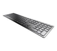 CHERRY KW 9100 SLIM - Clavier - sans fil - 2.4 GHz, Bluetooth 4.0 - Suisse - commutateur : CHERRY SX - noir, argent