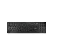 CHERRY KW 9100 SLIM, clavier au design sans fil, Disposition tchèque/slovaque (QWERTZ/QWERTY), Bluetooth ou radio, Touches plates, Rechargeable, Gris anthracite