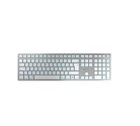 CHERRY KW 9100 SLIM FOR MAC, Wireless Mac Keyboard, German Layout (QWERTZ), Blue