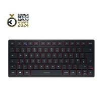 CHERRY KW 9200 MINI - Clavier - sans fil - 2.4 GHz, Bluetooth 5.0 - QWERTY - R.-U. - commutateur : CHERRY SX - noir