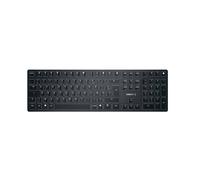CHERRY KW X ULP - Clavier - rétro-éclairé - sans fil - 2.4 GHz, Bluetooth 5.2, USB - Français - commutateur : profil ultra bas CHERRY MX - noir - emballage sans plastique