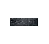 CHERRY KW X ULP G8U-27000LTBFR-2 : Clavier AZERTY Français Noir, Cherry MX Low-Profile, USB + RF Wireless + Bluetooth 5.2, Rétroéclairage LED, Pavé Numérique.