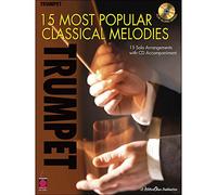 Cherry Lane 15 Most Popular Classical Melodies for Trumpet Book/CD