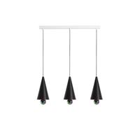 CHERRY LED Suspension Système Linéaire 3 Pcs. Petit Noir