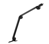 CHERRY MA 6.0 UNI USB, Bras de microphone universel avec hub USB, filetage 3/8 pouces (adaptateur de filetage 3/8 à 5/8 pouces et câble de connexion inclus), Stable, Noir