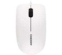 CHERRY MC 1000 - Souris - droitiers et gauchers - optique - 3 boutons - filaire - USB - blanc (supérieur), base noire Blanc G