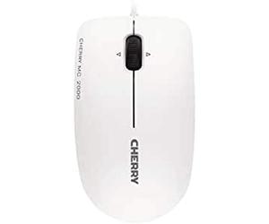 CHERRY MC 2000 USB Wired Infra-red Mouse With Tilt Wheel Technology Pale Grey JM