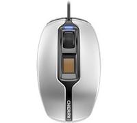CHERRY MC4900 - Souris - droitiers et gauchers - optique - 3 boutons - filaire - USB - argent/noir G