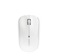 CHERRY Souris d’ordinateur portable sans fil MW 2200 – 2,4 GHz, 1300 dpi, ambidextre, blanche