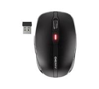 CHERRY MW 8C ADVANCED - Souris - ergonomique - optique - 6 boutons - sans fil - 2.4 GHz, Bluetooth 4.0 - récepteur sans fil USB - noir
