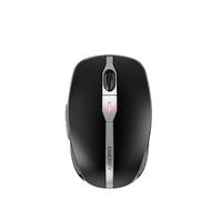 CHERRY MW 9100, Souris sans Fil, Connexion Optionnelle Via Bluetooth ou 2.4 GHz RF, Résolution Réglable 3 Niveaux jusqu'à 2400 dpi, Rechargeable, Noir
