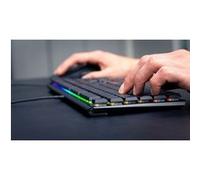 CHERRY MX 10.0N RGB - Clavier - backlit - USB - Français - commutateur : CHERRY MX Low Profile RGB Speed - noir Noir G