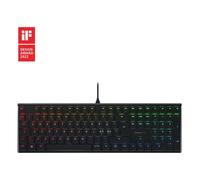 CHERRY MX 10.0N RGB - Clavier - backlit - USB - Pan Nordic - commutateur : CHERRY MX Low Profile RGB Speed - noir