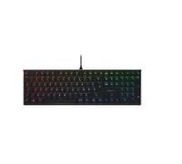 CHERRY MX 10.0N RGB, Clavier de gaming mécanique plat, Disposition française (AZERTY) Filaire, Original MX LOW PROFILE RGB SPEED Switches, Noir