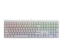CHERRY MX 2.0S - Clavier - backlit - USB - QWERTZ - Allemand - commutateur : CHERRY MX Red - blanc Blanc G
