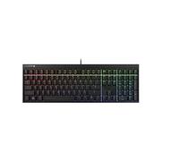 CHERRY MX 2.0S, Clavier de Gaming Mécanique avec Rétro-Éclairage RGB, Disposition EU (QWERTY), Filaire, Conçu en Allemagne, Original MX Red Switches, Noir