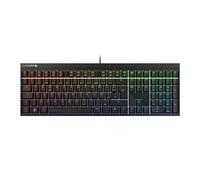 CHERRY MX 2.0S, Clavier de Gaming Mécanique avec Rétro-Éclairage RGB, Disposition Française (AZERTY), Filaire, Conçu en Allemagne, Original MX RED Switches, Noir