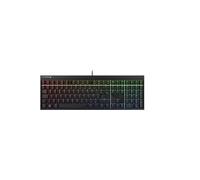 CHERRY MX 2.0S RGB Clavier Gaming AZERTY Français Noir - Interrupteurs Cherry MX Red - Rétroéclairage LED RGB - USB - 110 Touches - Anti-ghosting