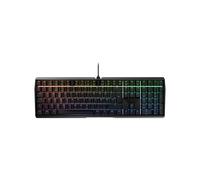 CHERRY MX 3.0S RGB - Clavier Gaming USB QWERTZ Allemand Noir - Switches Cherry MX Silent Red - Rétroéclairage LED RGB - Anti-ghosting - 110 Touches PBT - USB