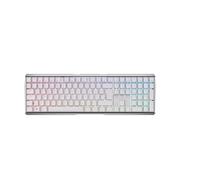 CHERRY MX 3.0S Wireless, Clavier de Jeu Mécanique sans Fil, Disposition Allemande (QWERTZ), Bluetooth, 2,4 GHz et Filaire, Commutateurs MX2A Red, Blanc