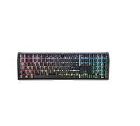 CHERRY MX 3.0S Wireless, Clavier mécanique de Gaming sans Fil avec rétro-éclairage RGB, Disposition UK (QWERTY), Connexion Bluetooth, Radio ou Filaire, MX Red Switches, Noir