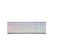 CHERRY Clavier mécanique MX 3.0S Wireless – RGB, QWERTZ, Bluetooth/Radio/Filaire, MX Brown, Blanc