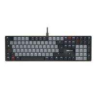 CHERRY MX 500 MX LP - Clavier - 100% - full size - rétro-éclairé - USB-C - QWERTZ - Allemand - commutateur : CHERRY MX Low Profile 2.0 Ivory - noir