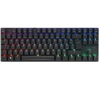 CHERRY MX 8.2 TKL - Clavier - backlit - sans fil - 2.4 GHz, Bluetooth 5.2, cordé - Français - commutateur : CHERRY MX Red - noir