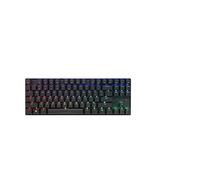 Cherry MX 8.2 TKL Clavier de jeu sans fil compact TenKeyLess. Touches mécaniques en ABS avec rétroéclairage RVB à 87 touches. MX Interrupteur rouge. Étui de transport en aluminium inclus.
