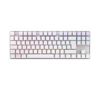 CHERRY MX 8.2 TKL Wireless, Clavier de Jeu sans Fil sans Pavé Numérique, Disposition Pan-Nordique (QWERTY), Bluetooth, 2,4 GHz & Câble, MX2A Red Switches, Blanc