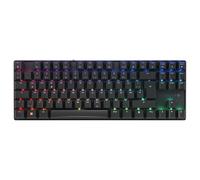CHERRY MX 8.2 - Clavier - 80% - TKL - rétroéclairé - sans fil - Bluetooth 5.2, 2.4 GHz, USB-C - QWERTZ - Allemand - commutateur : CHERRY MX2A Red - noir