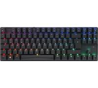 CHERRY MX 8.2 - Clavier - 80% - TKL - rétroéclairé - sans fil - Bluetooth 5.2, 2.4 GHz, USB-C - QWERTZ - Allemand - commutateur : CHERRY MX2A Red - noir