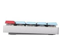 CHERRY MX LP 2.1 - Clavier - compact - backlit - sans fil - 2.4 GHz, Bluetooth 5.2, cordé - QWERTY - R.-U. - commutateur : CHERRY MX profil bas - blanc G