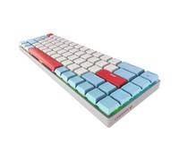 Cherry MX-LP 2.1 Clavier de jeu sans fil compact Commutateurs de vitesse RVB MX argentés. RGB Lighting Interrupteurs de précision MX à profil bas. Taille 65 %. 68 clés (rouge,