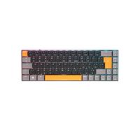 CHERRY MX-LP 2.1 Compact Wireless, Clavier de Gaming sans Fil 68 Touches, Disposition Française (AZERTY) Switches Mécaniques MX Low Profile Speed, Noir