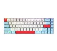 CHERRY MX MX-LP 2.1 - Clavier - compact - backlit - sans fil - 2.4 GHz, Bluetooth 5.2, USB - QWERTY - US - commutateur : CHERRY MX Low Profile RGB Speed - blanc Blanc G
