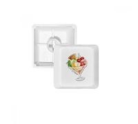 Cherry Orange Fraise Fruits Sweet Ice Cream PBT Keycaps pour clavier mécanique Blanc OEM sans Marquage d'impression R1 multicolore