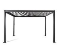 Cherry - pergola bioclimatique - aluminium - 3x3m - gris anthracite - Gris Anthracite Gris Anthracite