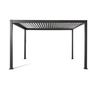 Cherry - pergola bioclimatique - aluminium - 4x3m - gris anthracite - Gris Anthracite Gris Anthracite G