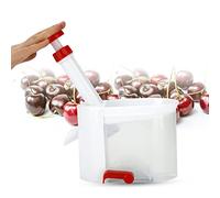 Cherry Pitter, 7,5 * 3,9 * 11,3 pouces de raisins en plastique Graines Retrofing Tool Release rapidement l'accessoire de tacle de fruits avec un conteneur pour le gadget de fruits