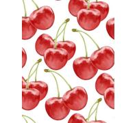 Cherry Print A7 Planner Weekly and Monthly Layout - 6x8 Insert for Notebook Covers, Minimal Design for On-the-Go Planning