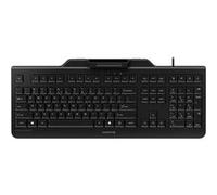 CHERRY Clavier de sécurité Secure Board 1.0 – EU QWERTY, lecteur puce & RF/NFC, Noir