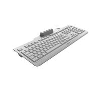 CHERRY SECURE BOARD 1.0 - Clavier - avec NFC - USB - Suisse - commutateur : CHERRY LPK - blanc/gris Blanc G