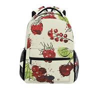 Cherry Shoulder Backpack Student Bookbags for Travel Kid Girls Boys