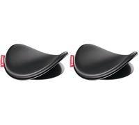 CHERRY SLIDEPAD Ergo, Repose-Bras à Glissement, Repose-Bras Ergonomique pour Le Bureau, utilisable pour la Souris et Le Clavier, certifié IGR, 1 Pad, Noir (Lot de 2)